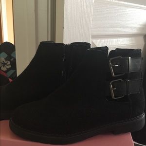 Topshop suede booties